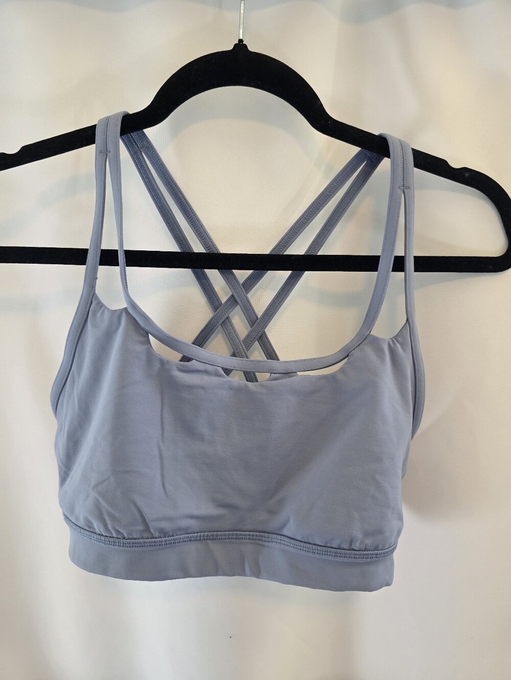 lululemon athletica Light Blue Energy Longline Bra